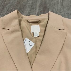 H&M Tan Oversized Blazer Jacket